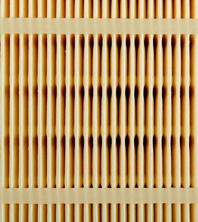 Cabin air filter replacement at Bobby Rahal Toyota | Detail look at cabin air filter