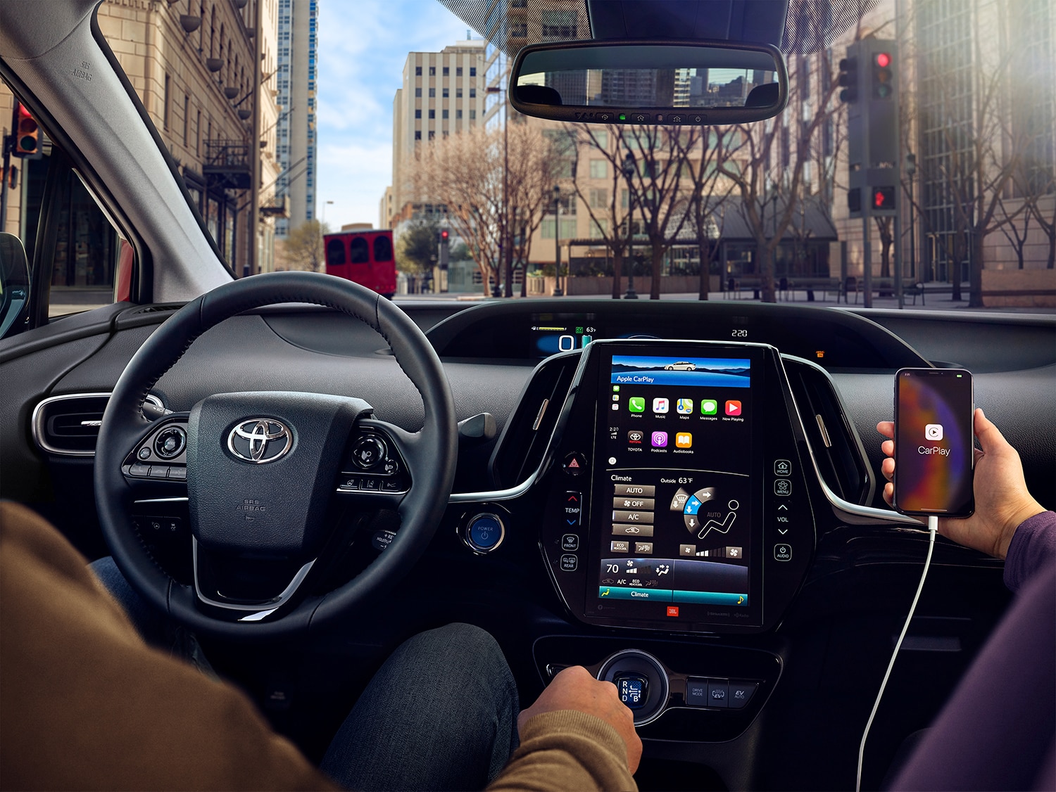 Toyota Hybrid for Everyone at Bobby Rahal Toyota | 2022 Toyota Prius Prime front interior