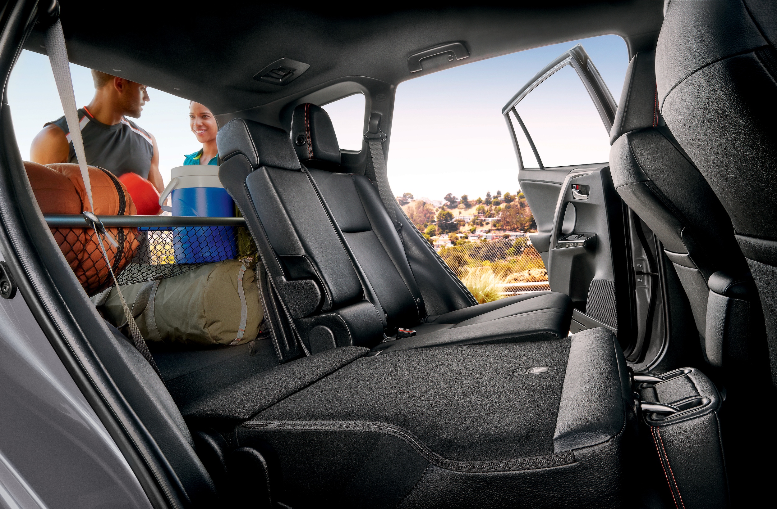 Toyota RAV4 60-40 rear split fold-down seats