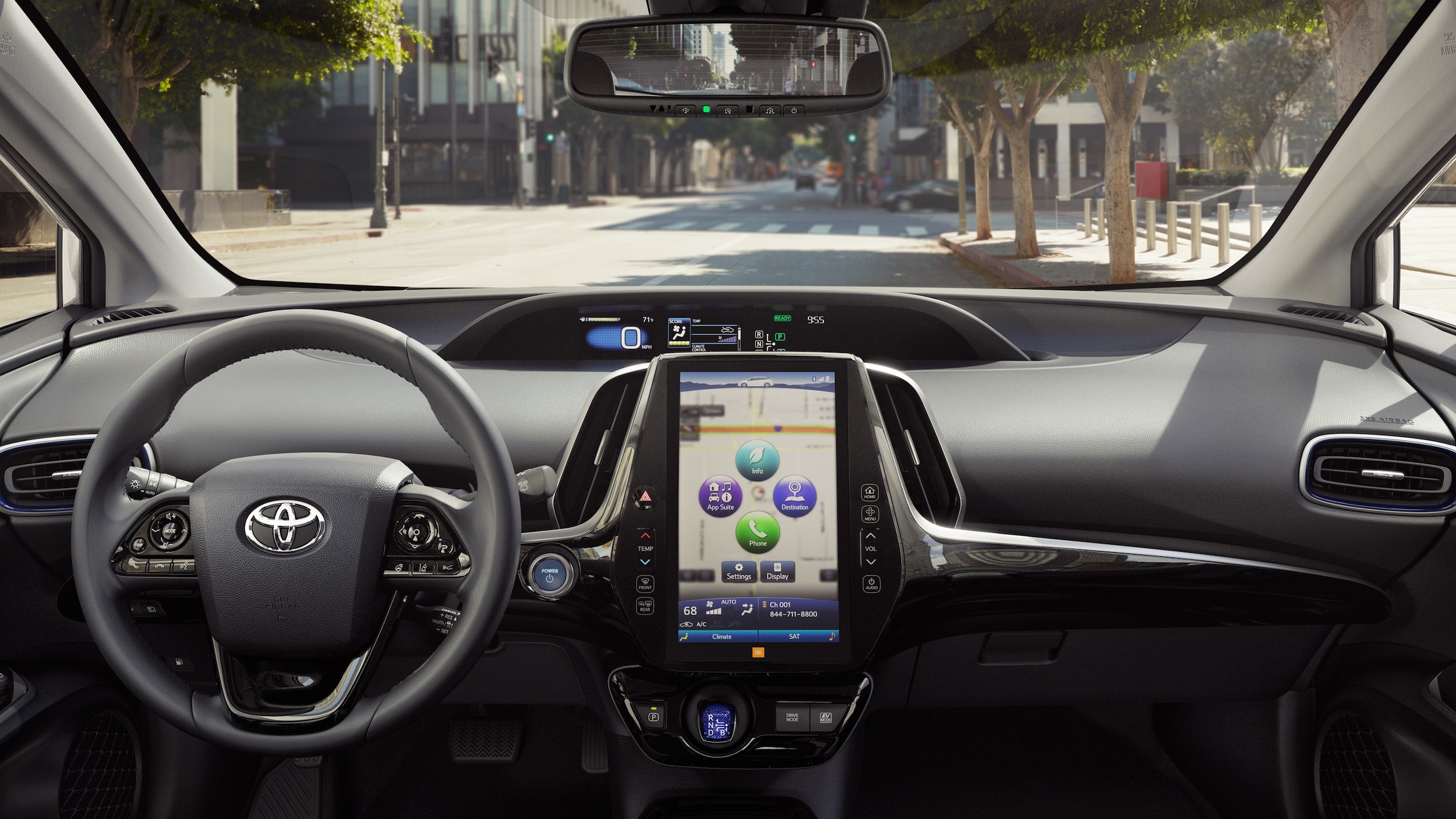 2019 Prius AWD-e Multimedia Display