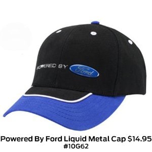 Powered By Ford Liquid Metal Cap $14.95 #10G62.jpg