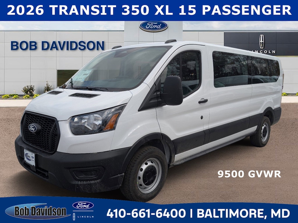 New 2026 Ford Transit 350 Passenger XL LR VAN