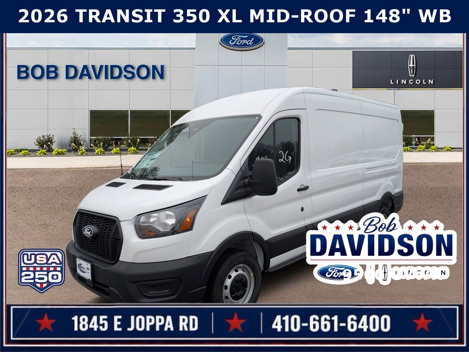 2026 Ford Transit 350 Med Roof 148 WB's photo
