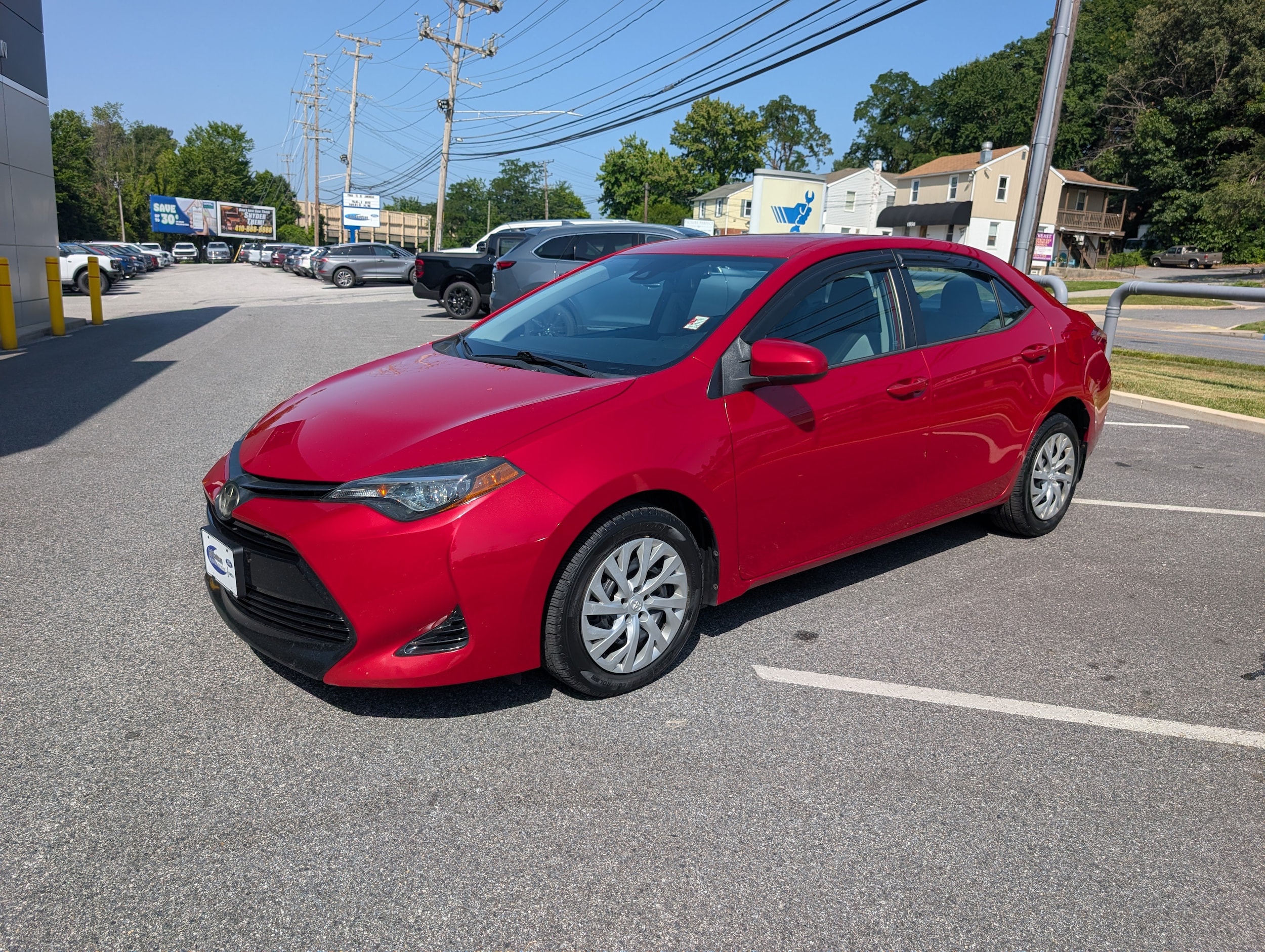 Certified 2019 Toyota Corolla LE with VIN 2T1BURHE3KC154485 for sale in Parkville, MD