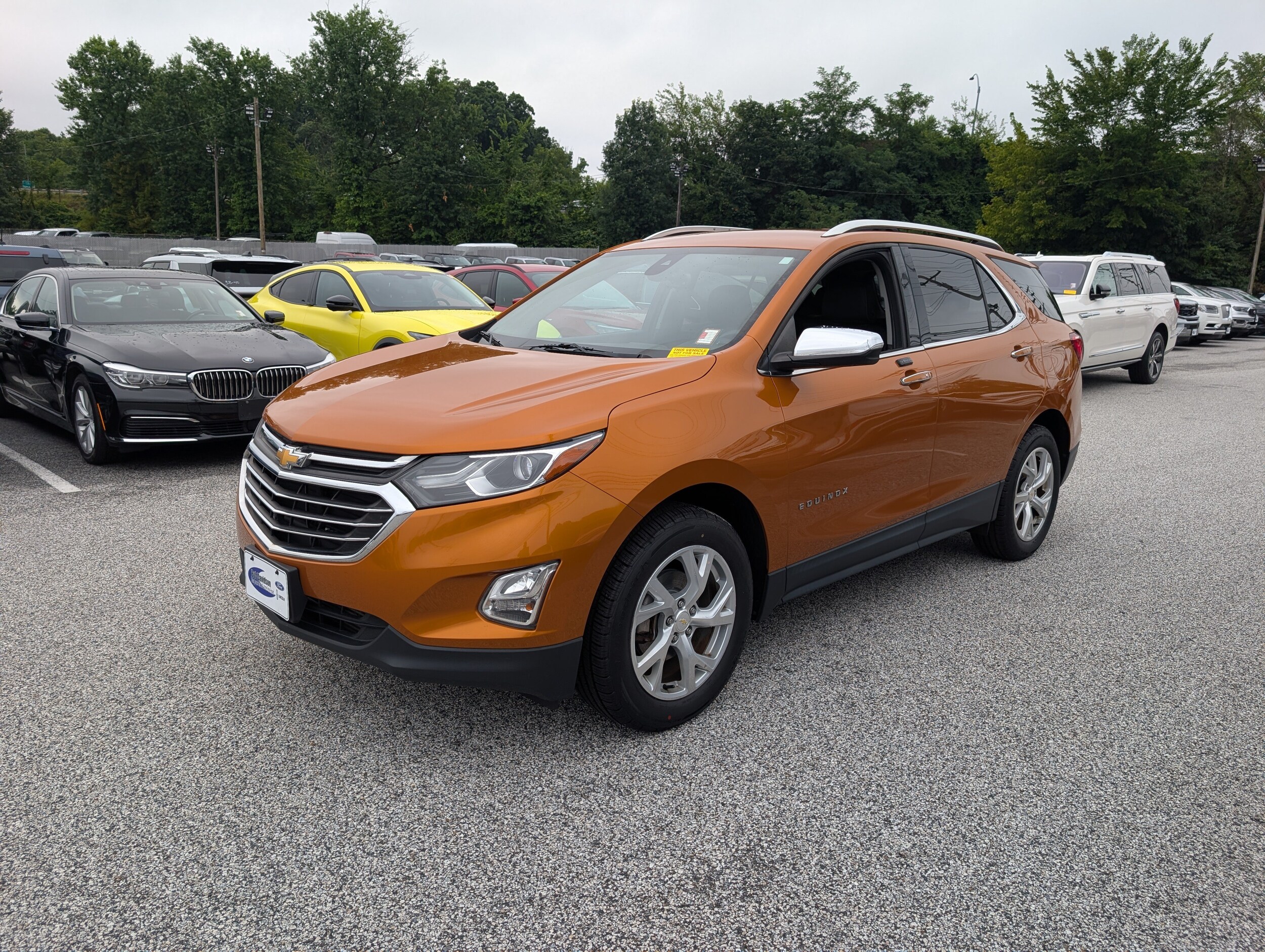 Certified 2018 Chevrolet Equinox Premier with VIN 2GNAXVEV3J6114558 for sale in Parkville, MD