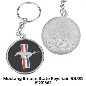 Mustang Empire State Building Keychain $8.95 #1231562.jpg