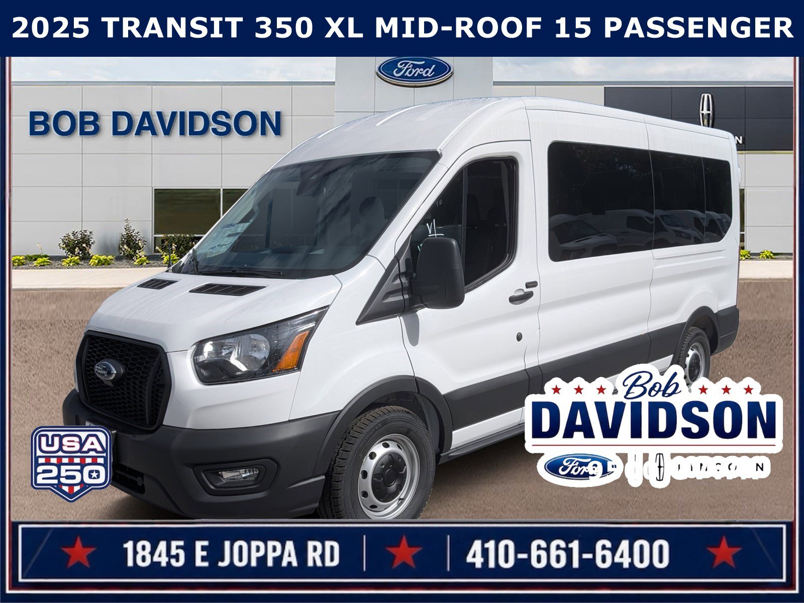 2025 Ford Transit 350 XL Med Roof Sliding Pass. 148's photo