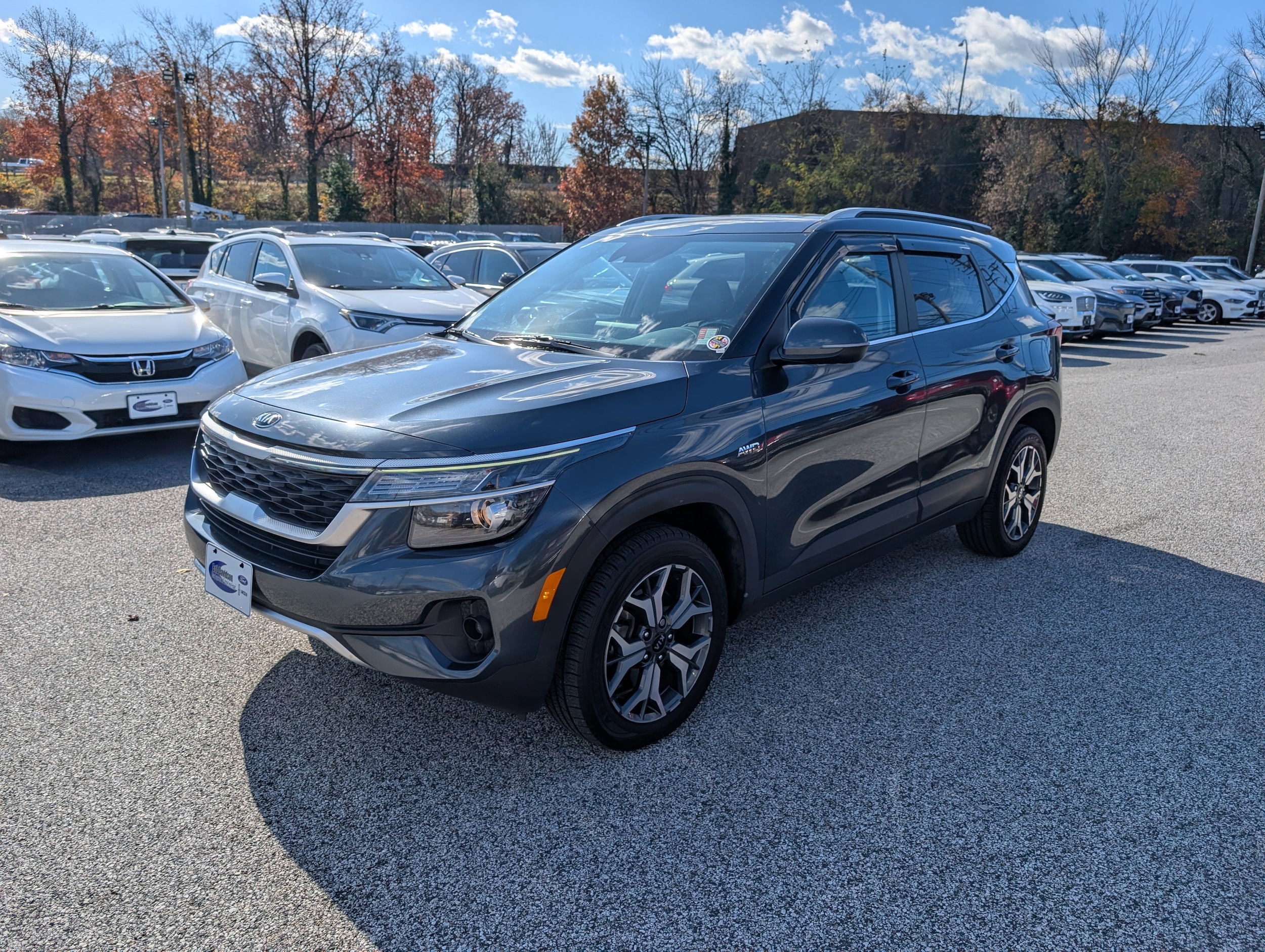 Used 2021 Kia Seltos EX with VIN KNDERCAA5M7193487 for sale in Parkville, MD