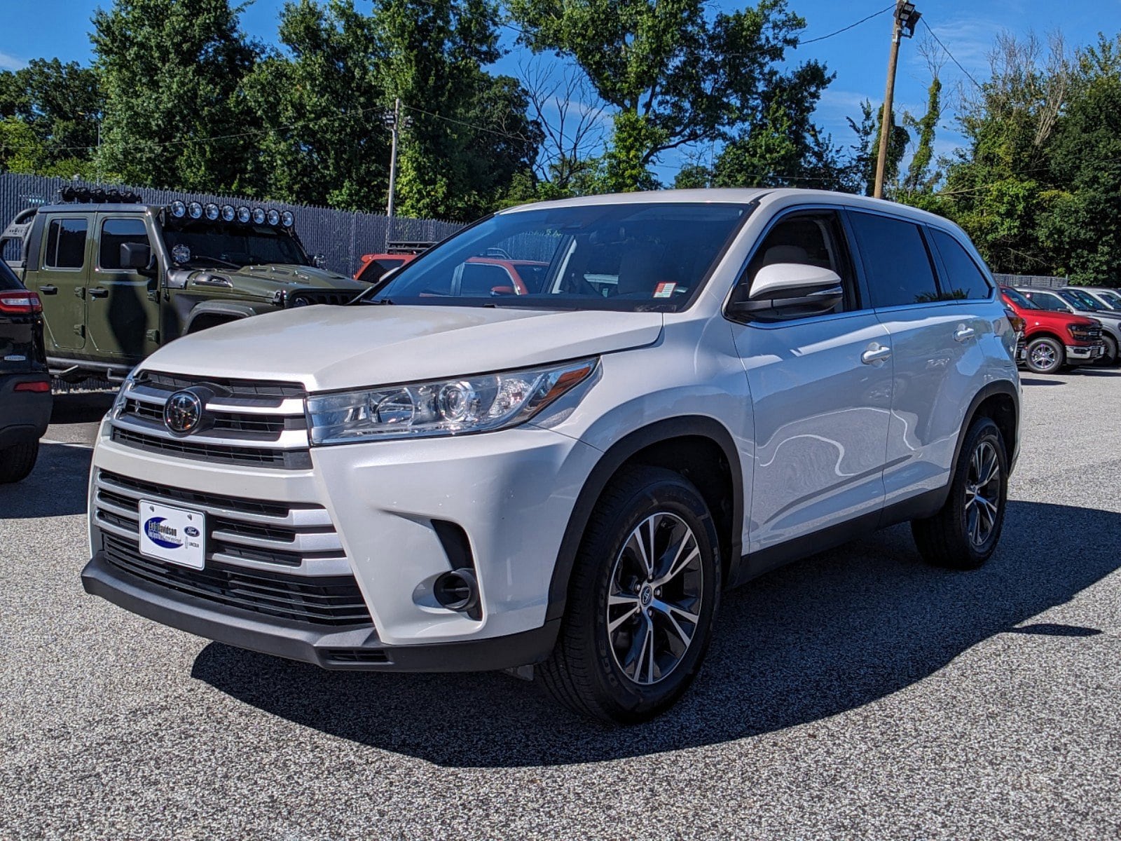 Certified 2019 Toyota Highlander LE with VIN 5TDZARFH4KS053337 for sale in Baltimore, MD