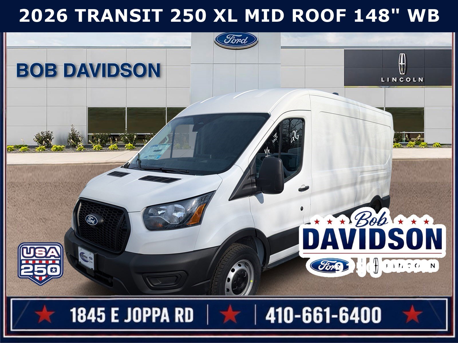 2026 Ford Transit 250 Med Roof 148 WB's photo