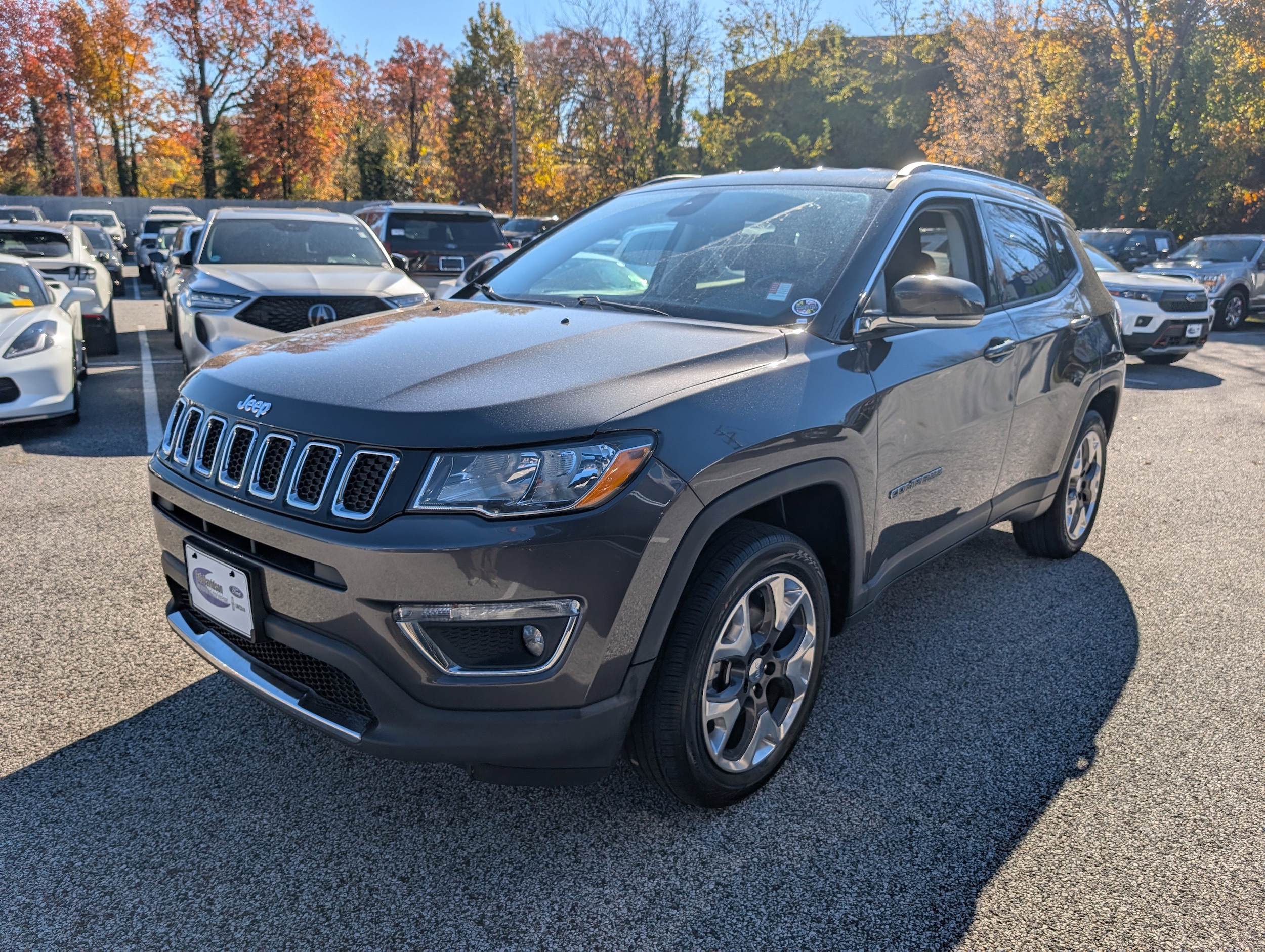 Certified 2018 Jeep Compass Limited with VIN 3C4NJDCB2JT212748 for sale in Parkville, MD