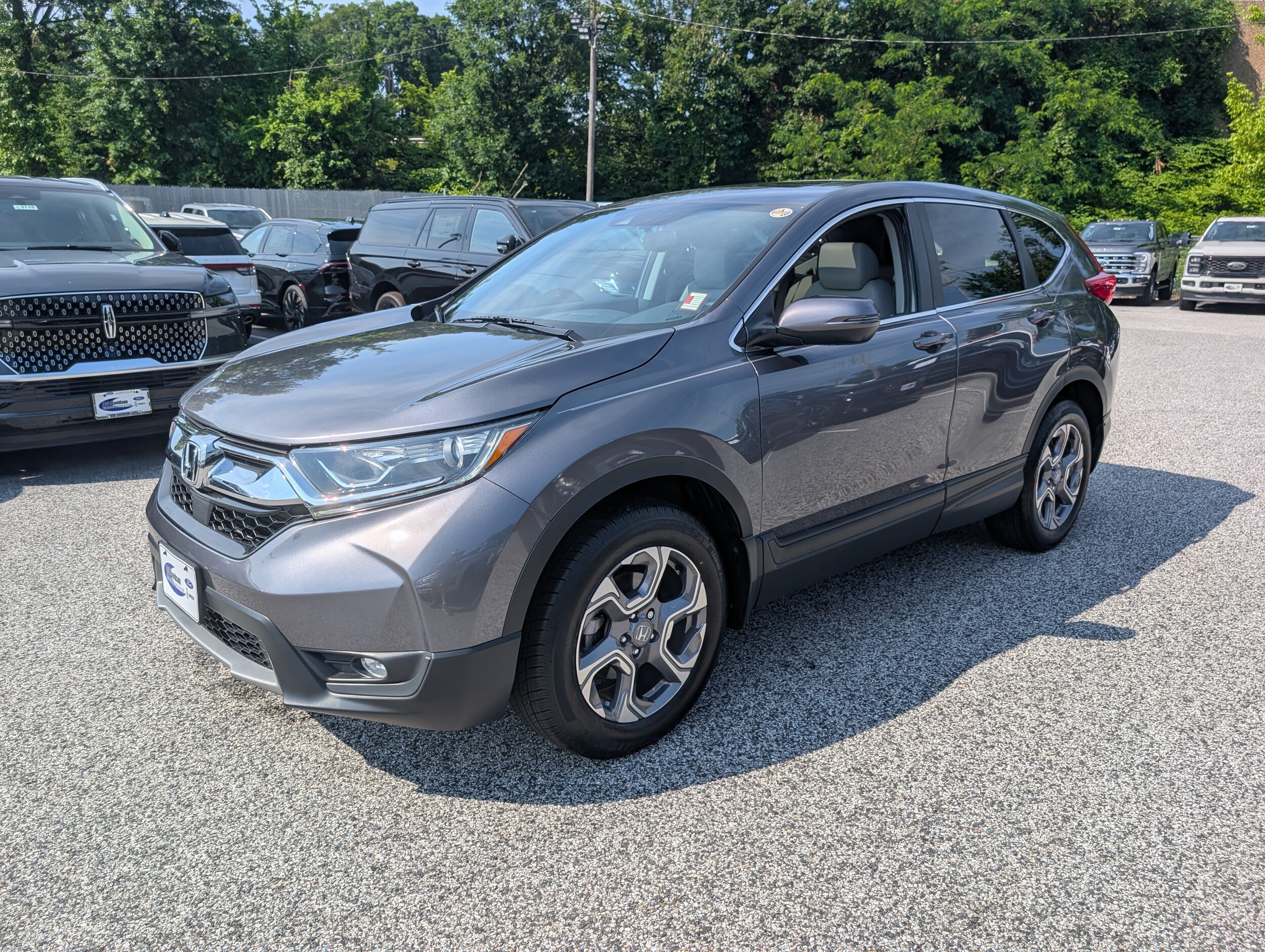 Used 2018 Honda CR-V EX-L with VIN 7FARW2H80JE044499 for sale in Parkville, MD