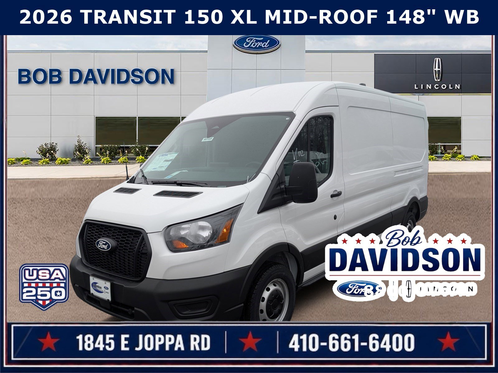 2026 Ford Transit 150 Med Roof 148 WB's photo