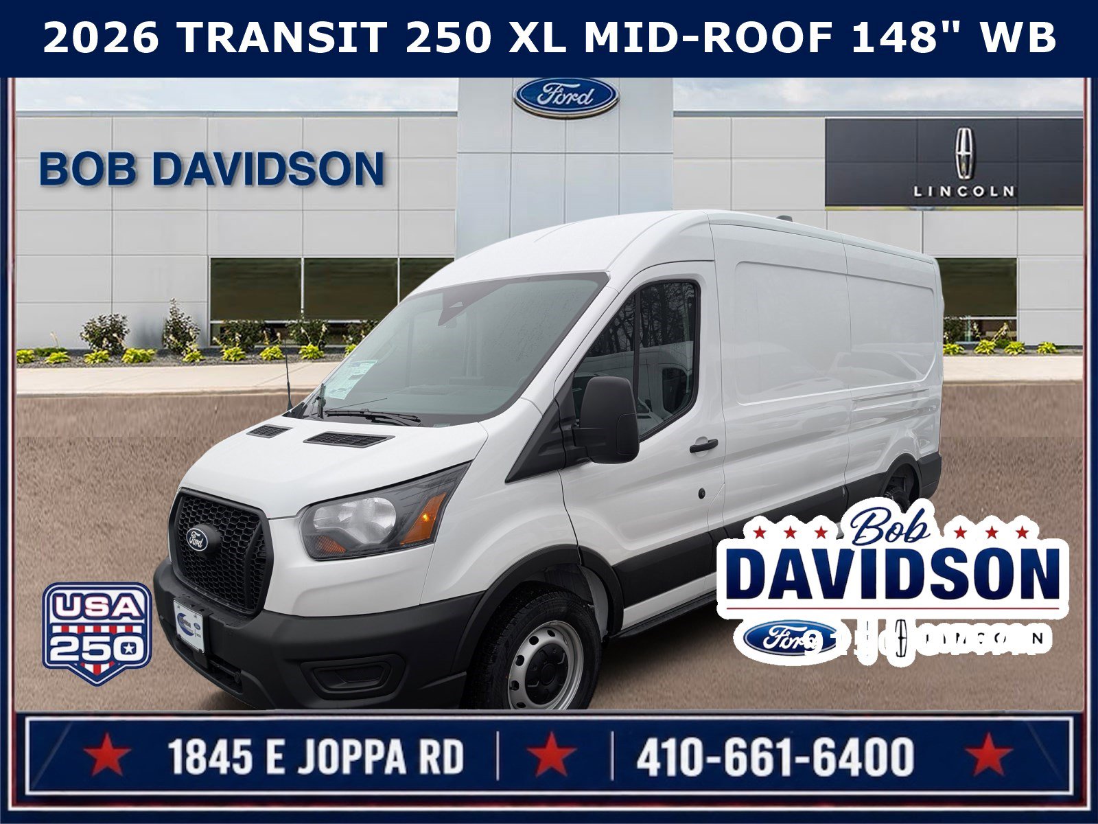 2026 Ford Transit 250 Med Roof 148 WB's photo