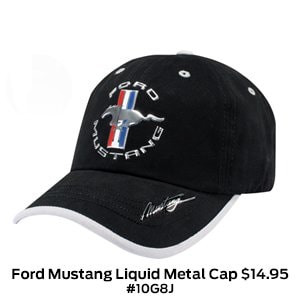Ford Mustang Liquid Metal Cap $14.95 #10G8J.jpg