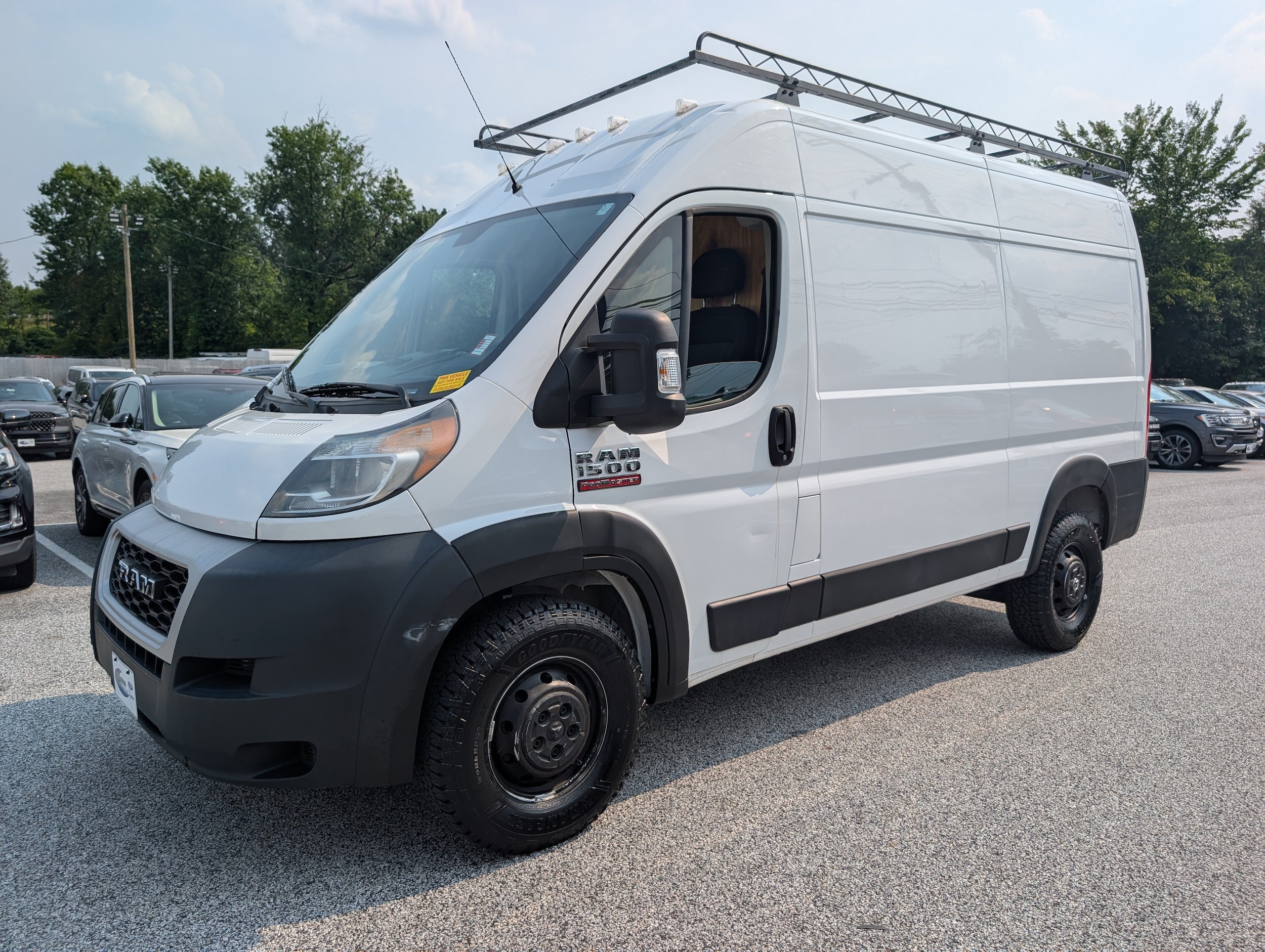 Used 2020 RAM ProMaster Cargo Van Base with VIN 3C6TRVBG5LE125427 for sale in Parkville, MD