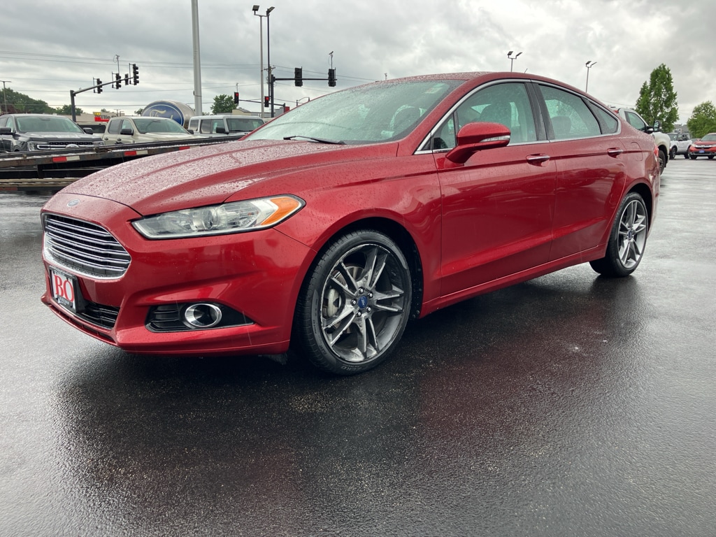 Used 2014 Ford Fusion Titanium with VIN 3FA6P0K97ER241214 for sale in Ellisville, MO