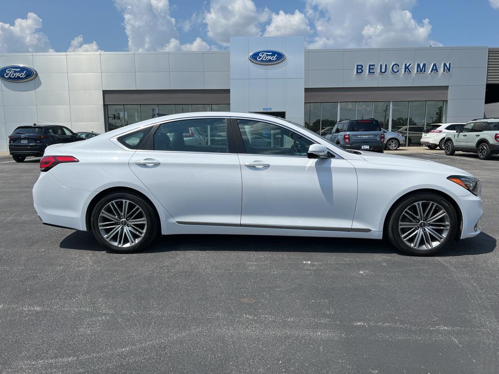 Used 2018 GENESIS G80 Base with VIN KMHGN4JE0JU249146 for sale in Ellisville, MO