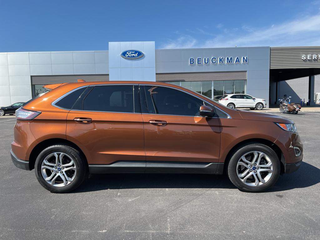 Used 2017 Ford Edge Titanium with VIN 2FMPK4K94HBB20160 for sale in Ellisville, MO