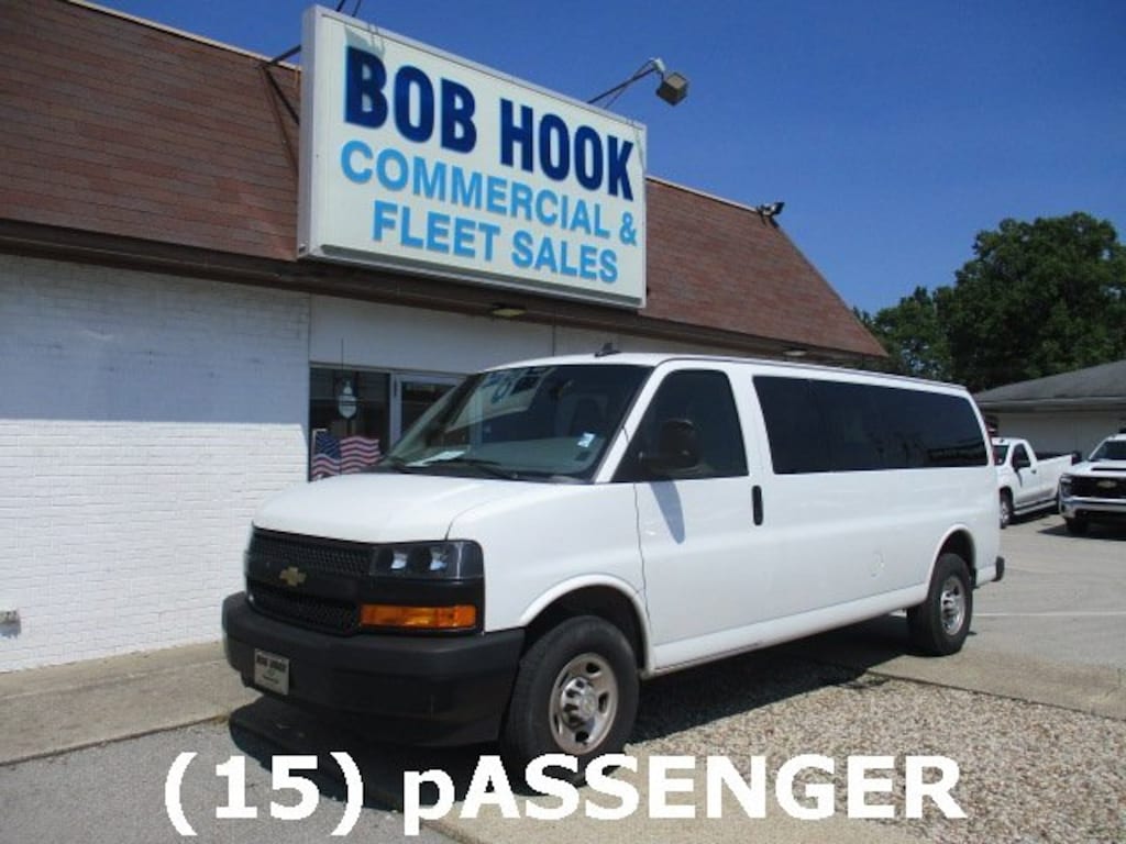 Used 2022 Chevrolet Express Passenger 3500 1LS Van Extended Passenger Van