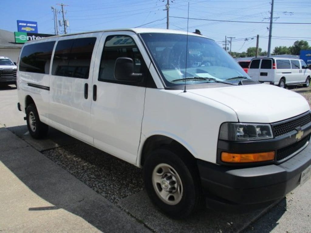 Used 2022 Chevrolet Express Passenger 3500 1LS Van Extended Passenger Van