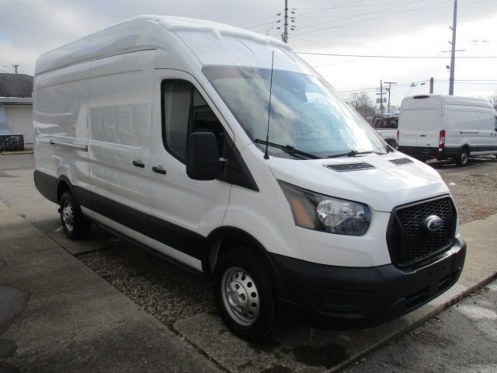 Used 2023 Ford Transit Cargo Van T-250 148 EL Hi Rf 9070 Gvwr AWD Van High Roof Ext. Van