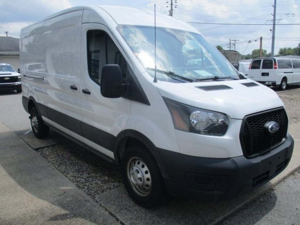 Used 2023 Ford Transit Cargo Van T-250 148 Med Rf 9070 Gvwr AWD Van Medium Roof Van
