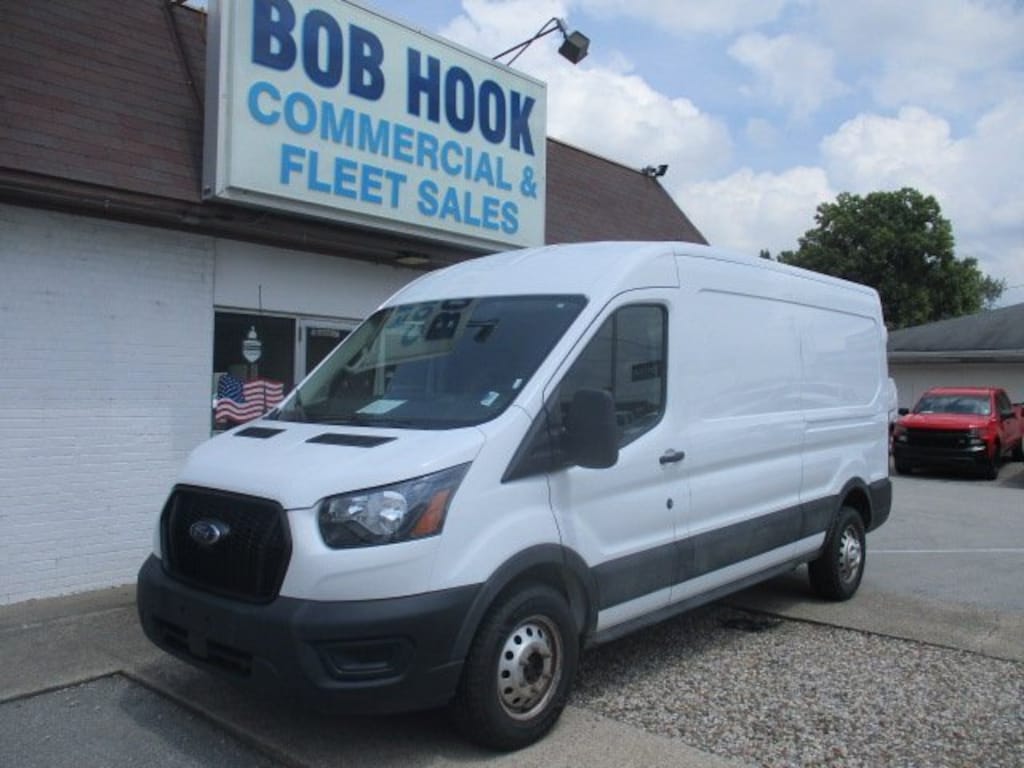 Used 2023 Ford Transit Cargo Van T-250 148 Med Rf 9070 Gvwr AWD Van Medium Roof Van