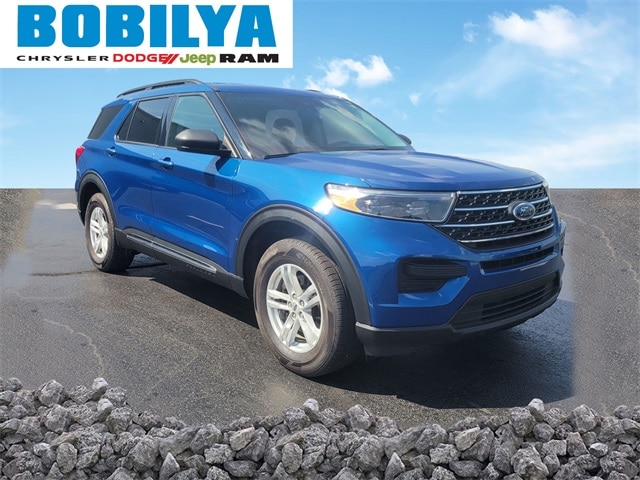 Used 2022 Ford Explorer XLT with VIN 1FMSK8DHXNGB00022 for sale in Coldwater, MI