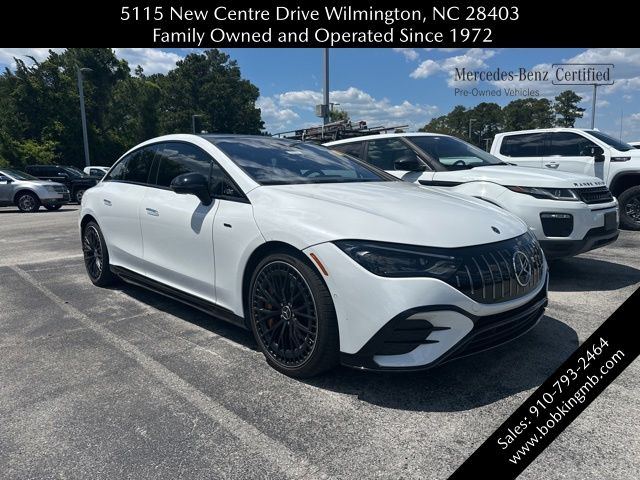 Certified 2023 Mercedes-Benz EQE AMG EQE 53 with VIN W1KEG5DB8PF013327 for sale in Wilmington, NC