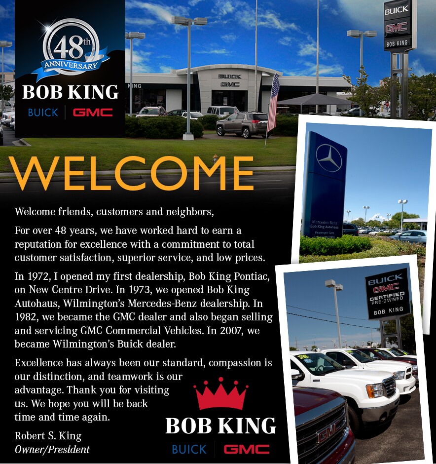 About Us Bob King Wilmington NC Bob King Buick GMC