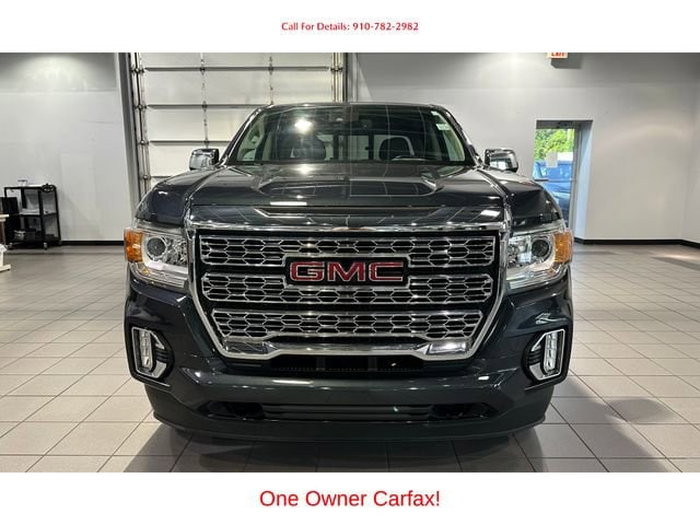 Certified 2021 GMC Canyon Denali with VIN 1GTG6EEN1M1150682 for sale in Wilmington, NC