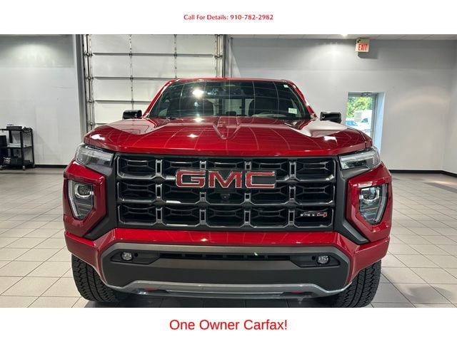 Certified 2024 GMC Canyon AT4 with VIN 1GTP6DEK1R1163407 for sale in Wilmington, NC
