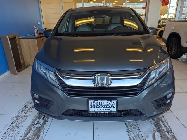 Used 2018 Honda Odyssey EX-L with VIN 5FNRL6H75JB076738 for sale in Peoria, IL