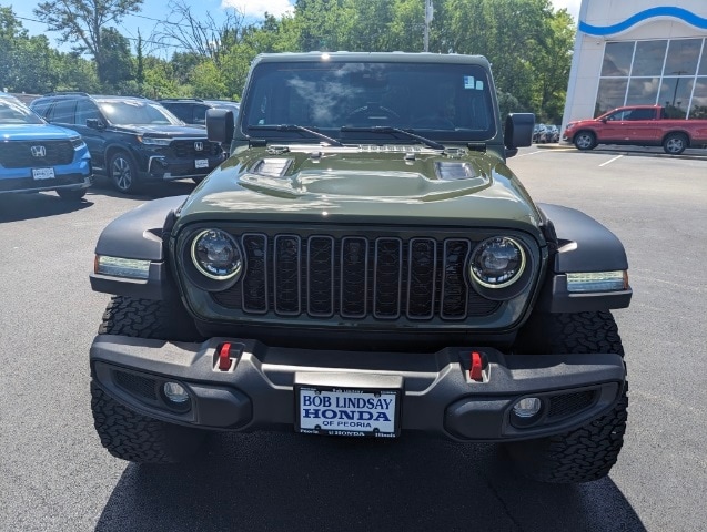 Used 2024 Jeep Wrangler 4-Door Rubicon with VIN 1C4RJXFG7RW165250 for sale in Peoria, IL