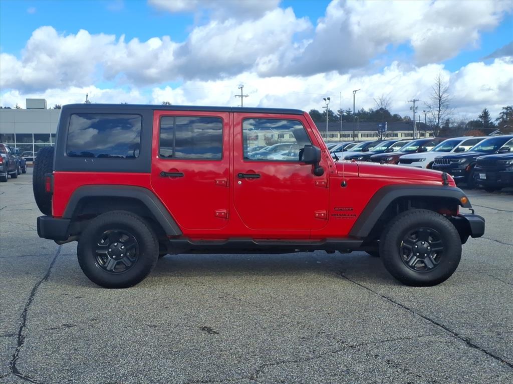 Used 2015 Jeep Wrangler Unlimited Sport with VIN 1C4BJWDG4FL592221 for sale in Concord, NH
