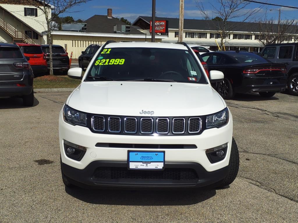 Used 2021 Jeep Compass Latitude with VIN 3C4NJDBB2MT562550 for sale in Concord, NH