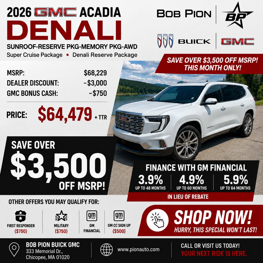 2026 GMC Acadia