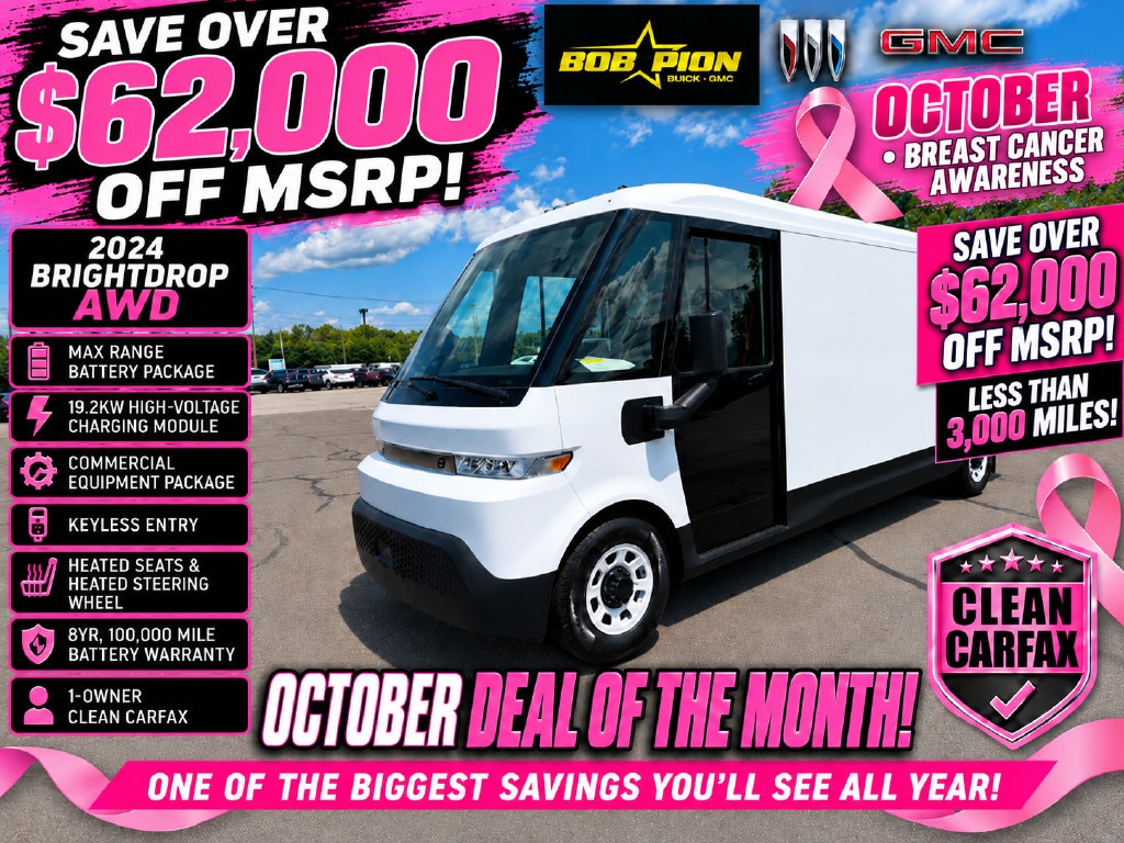 Used 2024 Chevrolet BrightDrop Zevo 600 with VIN 2G5ZJ3TZ6R9104227 for sale in Chicopee, MA
