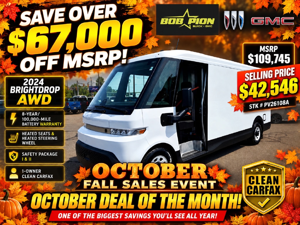 Used 2024 Chevrolet BrightDrop Zevo 600 with VIN 2G5ZJ3TZ0R9104398 for sale in Chicopee, MA