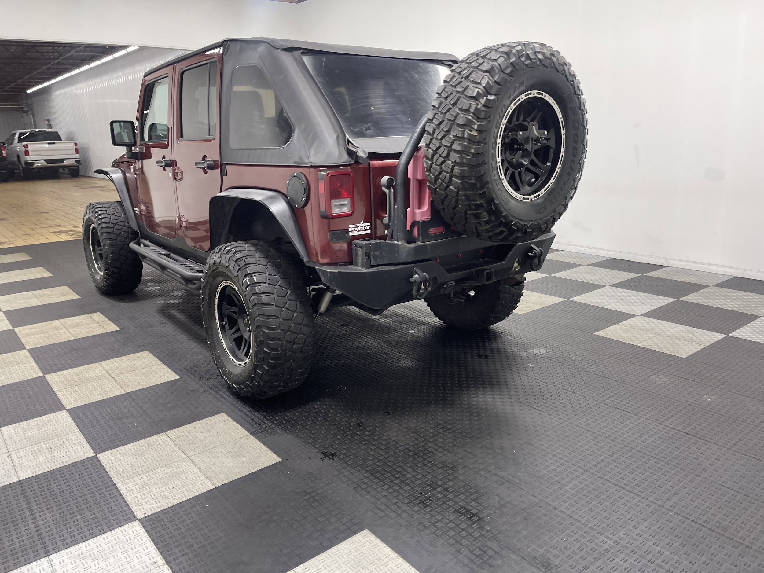 Used 2008 Jeep Wrangler Unlimited Rubicon with VIN 1J8GA69108L599933 for sale in Seymour, IN
