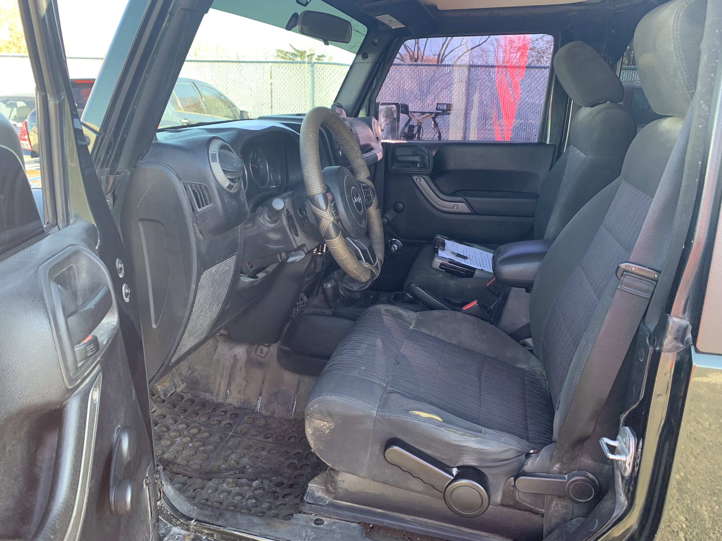 Used 2012 Jeep Wrangler Sport with VIN 1C4AJWAG3CL101293 for sale in Seymour, IN