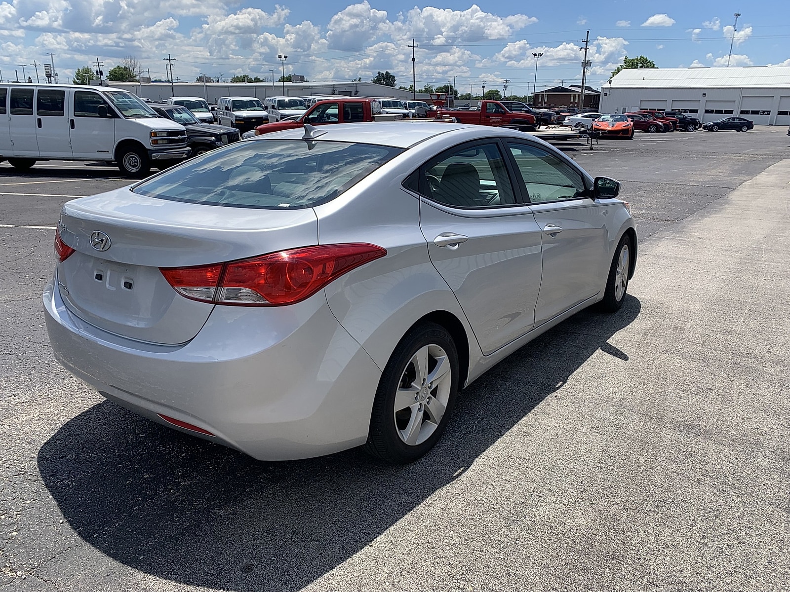 Used 2013 Hyundai Elantra GLS with VIN 5NPDH4AE2DH446381 for sale in Seymour, IN