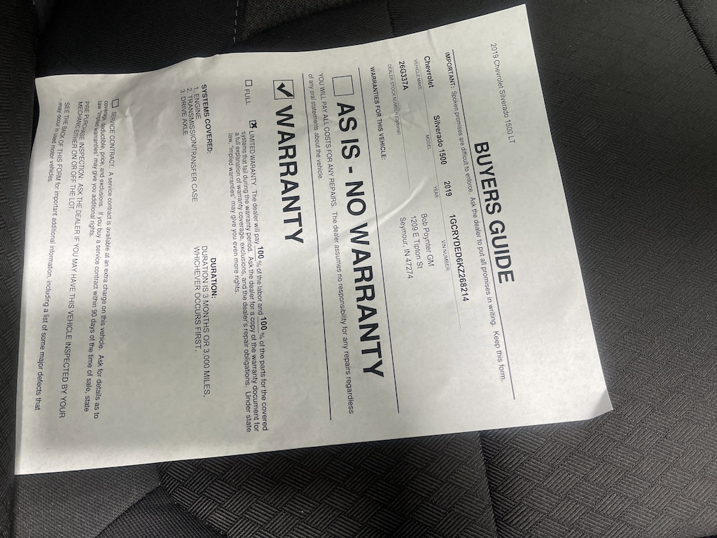 Used 2019 Chevrolet Silverado 1500 LT Truck