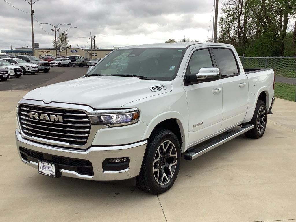 Used 2025 RAM Ram 1500 Pickup Laramie with VIN 1C6SRFJP8SN585730 for sale in Jacksonville, IL