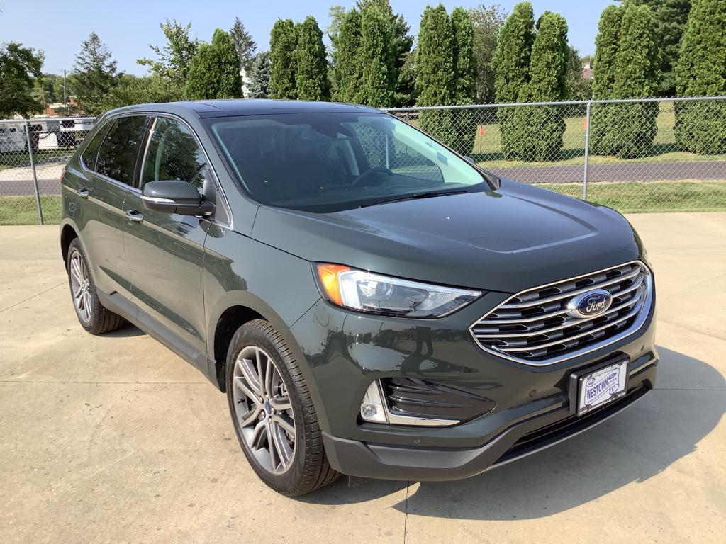 Used 2022 Ford Edge Titanium with VIN 2FMPK4K99NBA70965 for sale in Jacksonville, IL