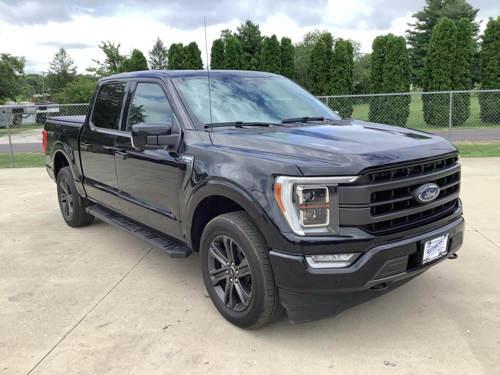 Used 2021 Ford F-150 Lariat with VIN 1FTEW1EP0MKD64896 for sale in Jacksonville, IL
