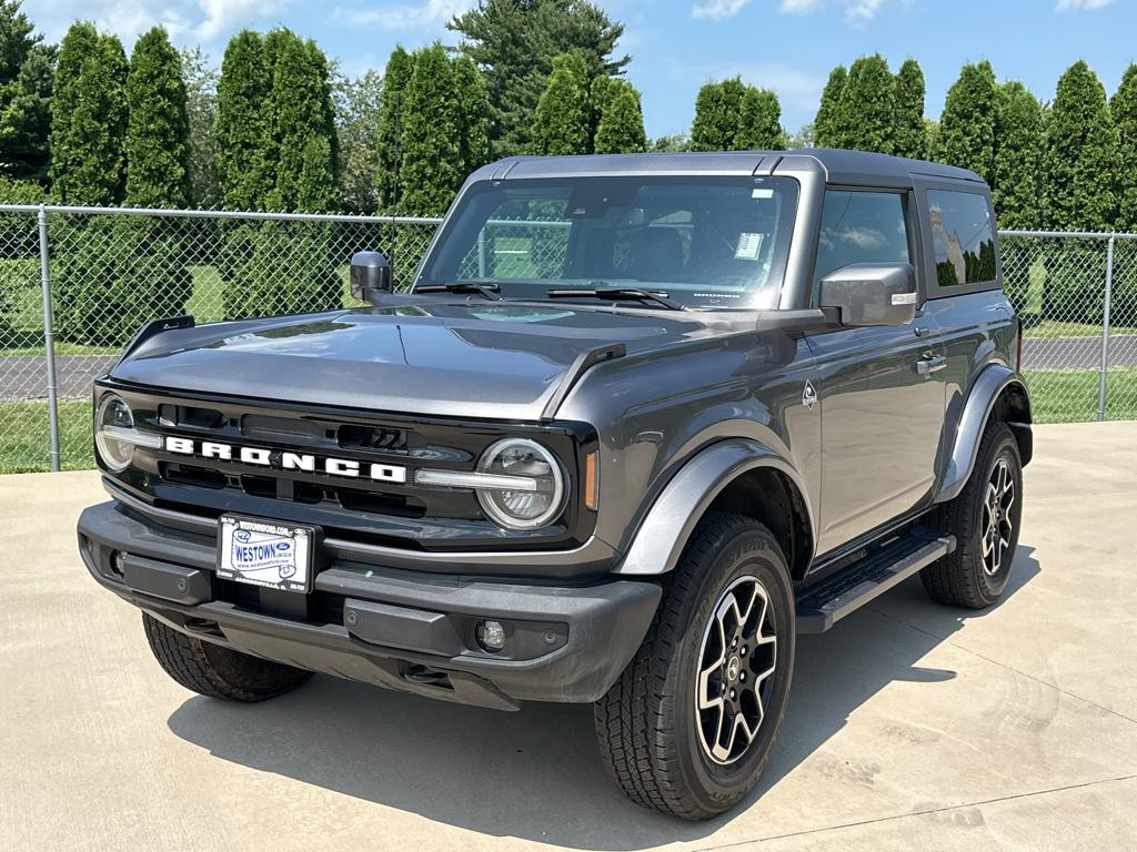 Used 2021 Ford Bronco 2-Door Outer Banks with VIN 1FMDE5CPXMLA60411 for sale in Jacksonville, IL