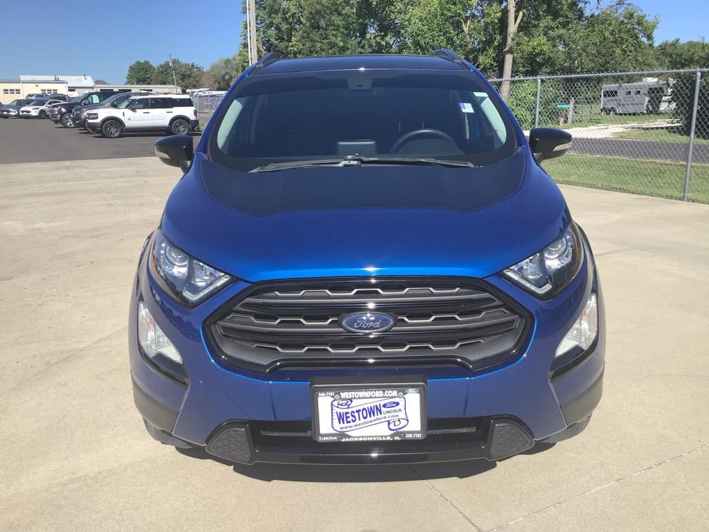 Used 2020 Ford Ecosport SES with VIN MAJ6S3JL0LC321625 for sale in Jacksonville, IL