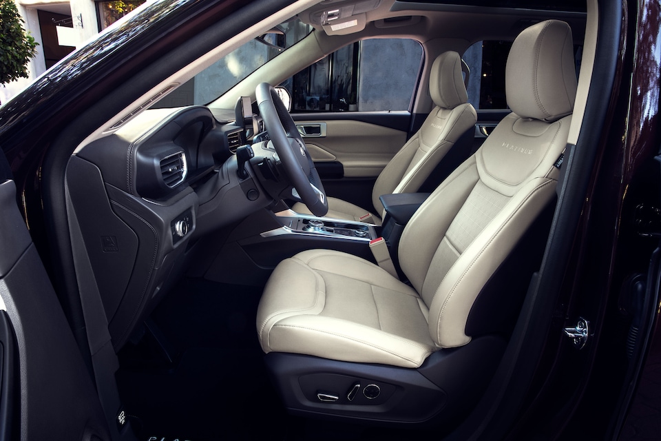 Interior of the Ford Explorer 